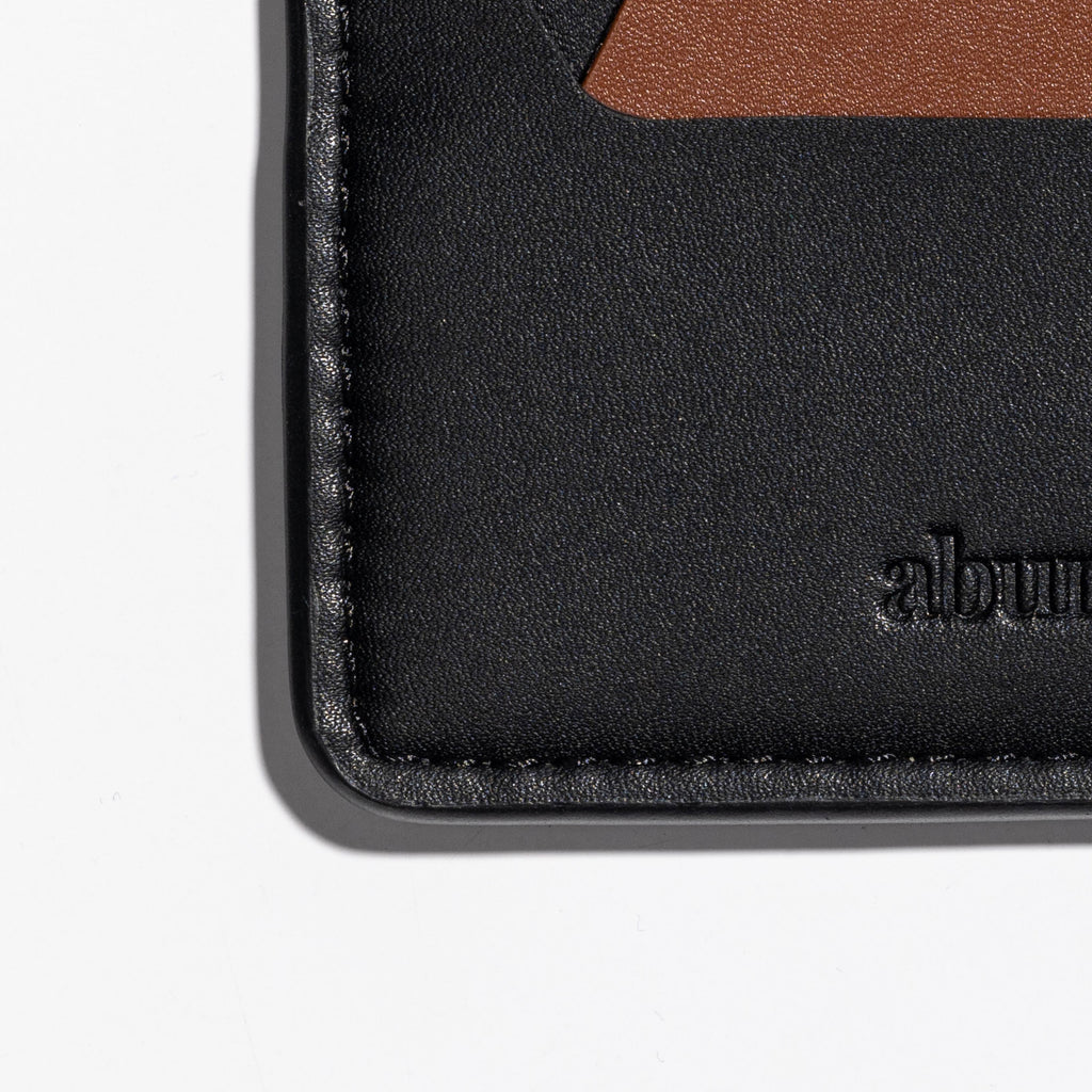 Abundance | Minimalist Card Wallet - Black