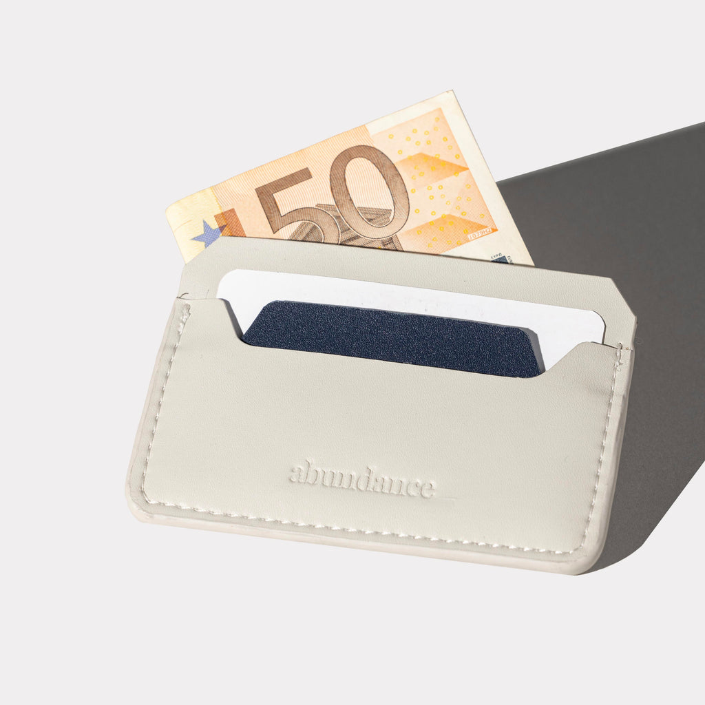 Abundance | Minimalist Card Wallet - Grey
