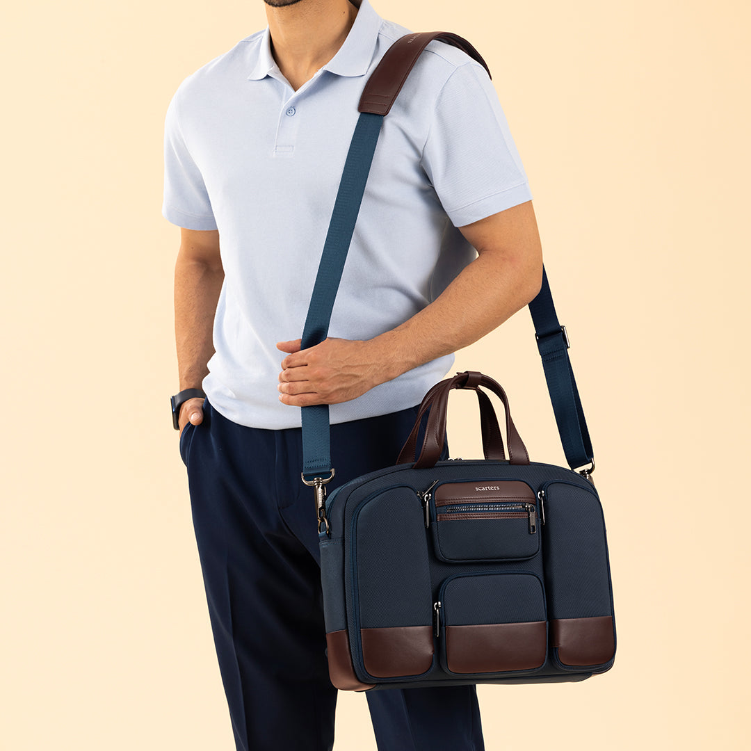 Terminal | Office Messenger Bag | Deep Blue