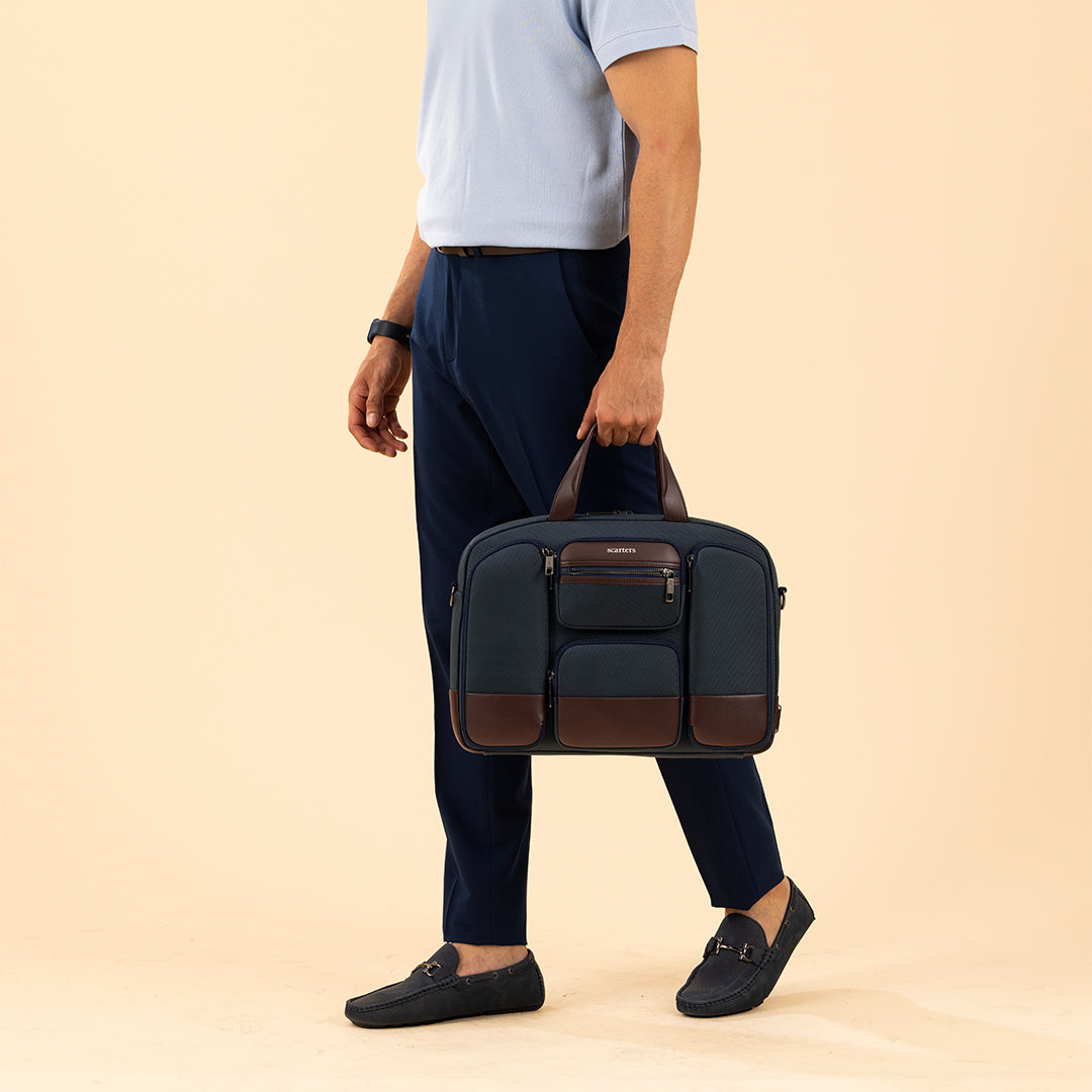 Terminal | Office Messenger Bag | Deep Blue