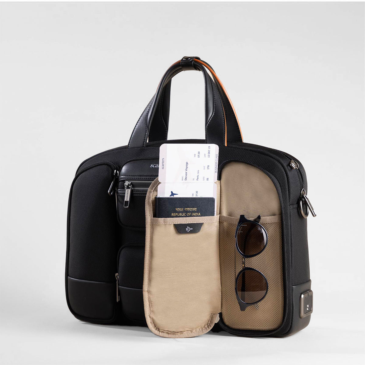 Terminal | Office Messenger Bag | Midnight Black