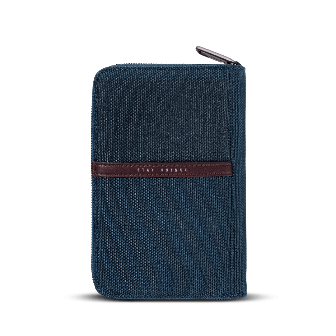 Passport Zip Wallet | Deep Blue