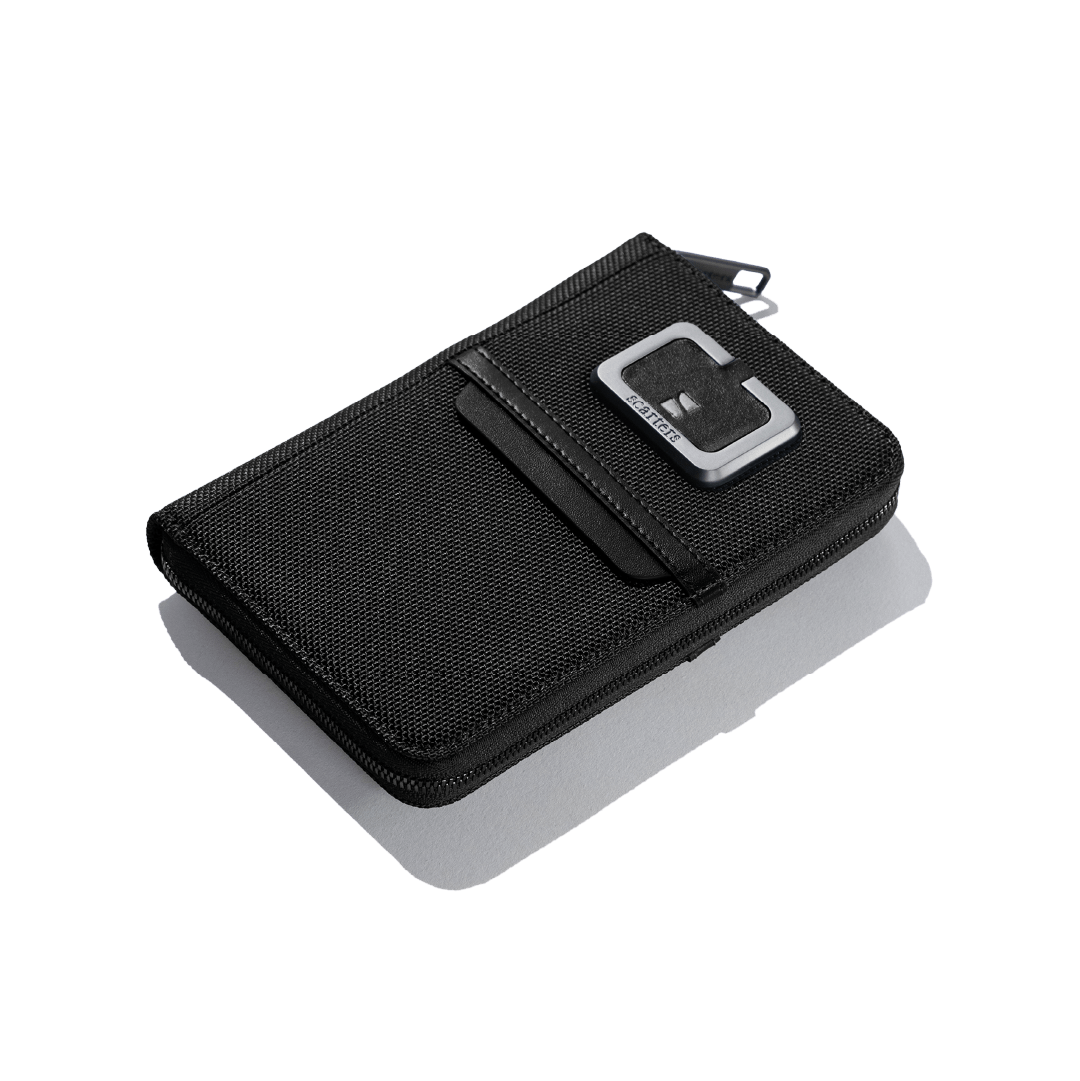 Passport Zip Wallet | Midnight Black