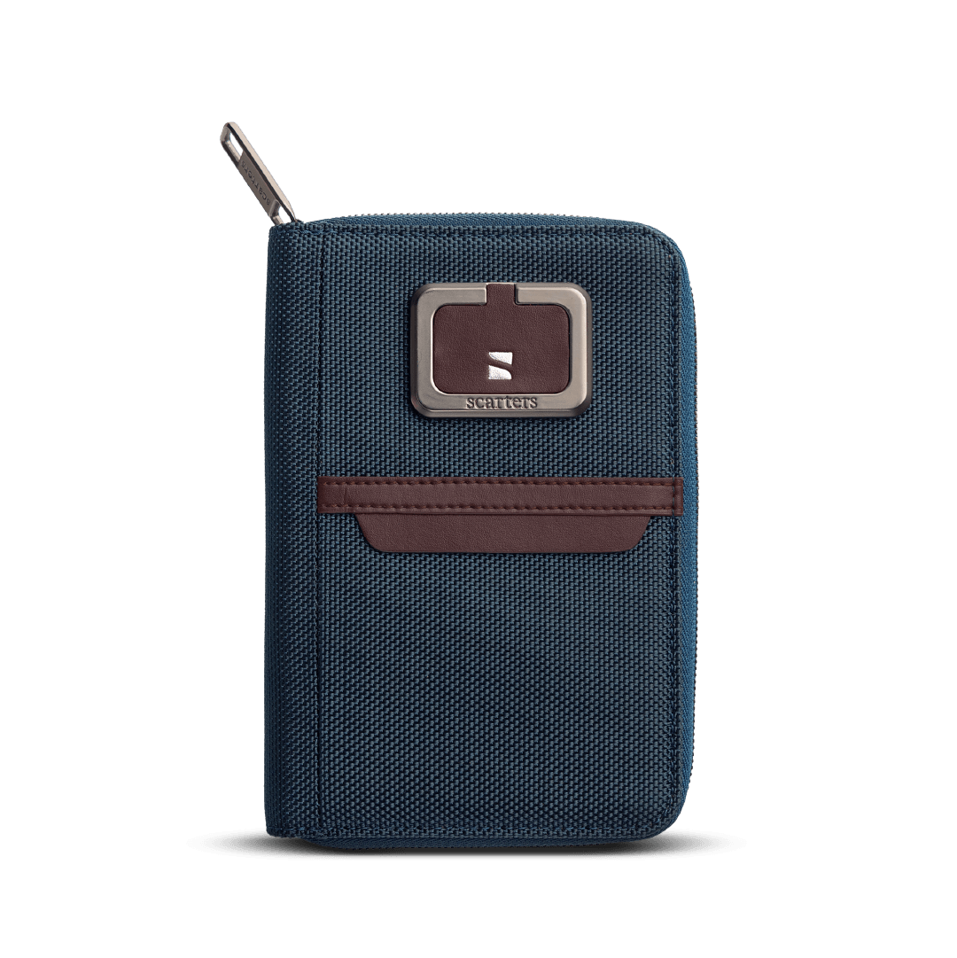 Passport Zip Wallet | Deep Blue