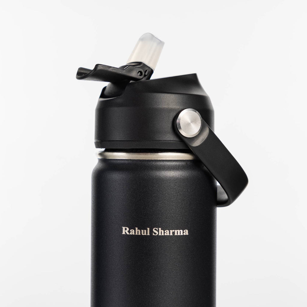 Hydrate | Sipper Bottle | 650 ml - Black