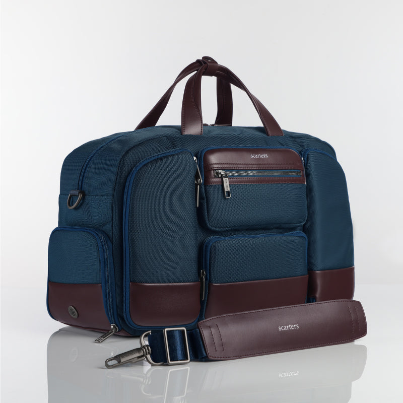 The Terminal | Travel Messenger Bag - Navy Blue