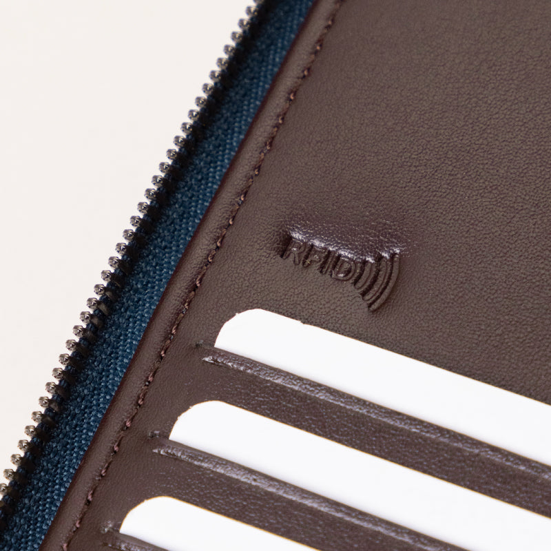 Passport Zip Wallet | Deep Blue