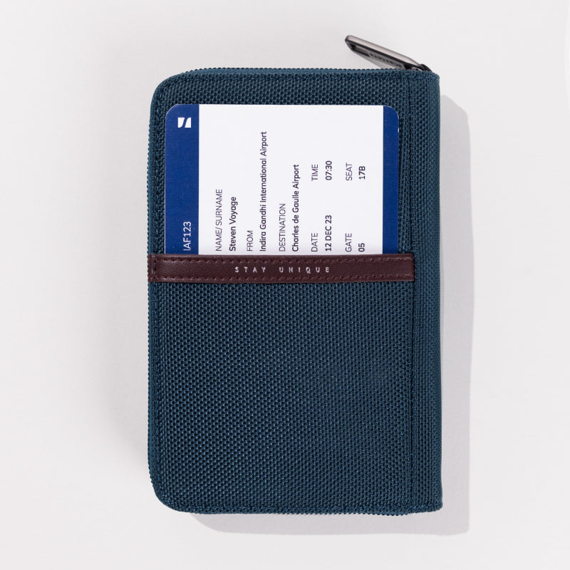 Passport Zip Wallet | Blue