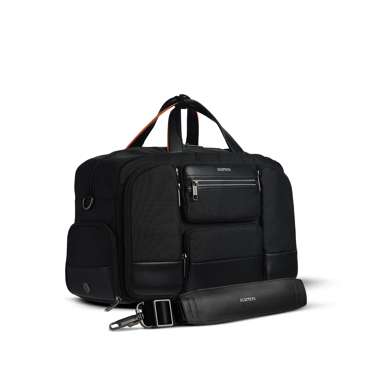 The Terminal | Travel Messenger Bag | Midnight Black