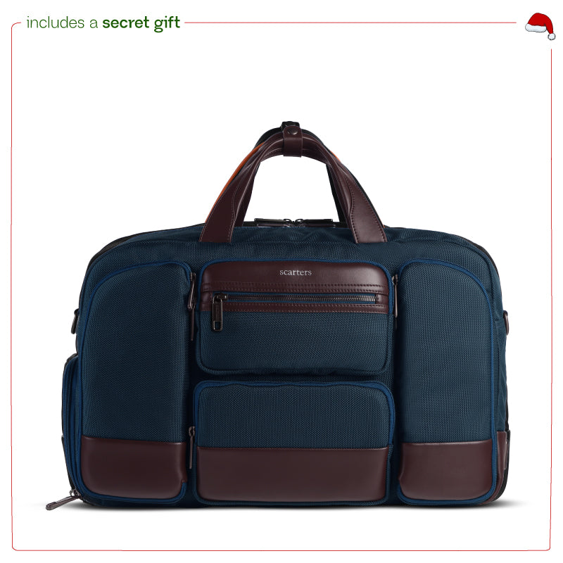 The Terminal | Travel Messenger Bag - Navy Blue