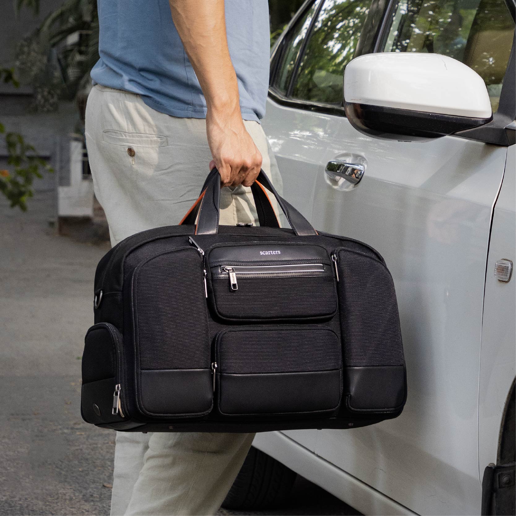 Terminal | Travel Messenger Bag | Midnight Black