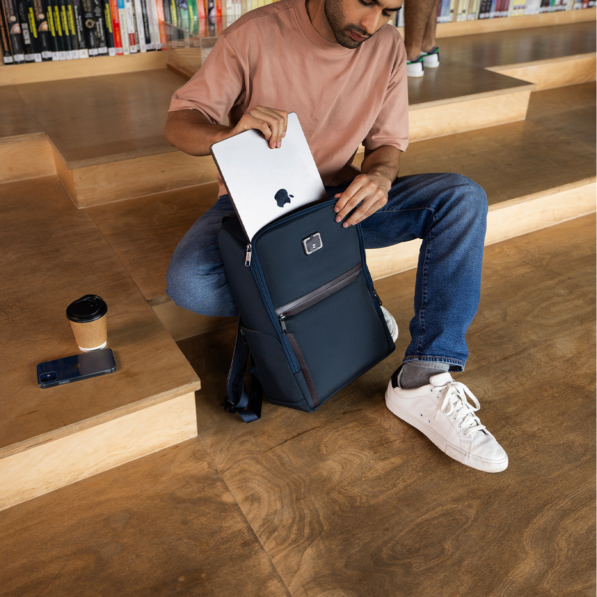 Downtown Backpack | Deep Blue