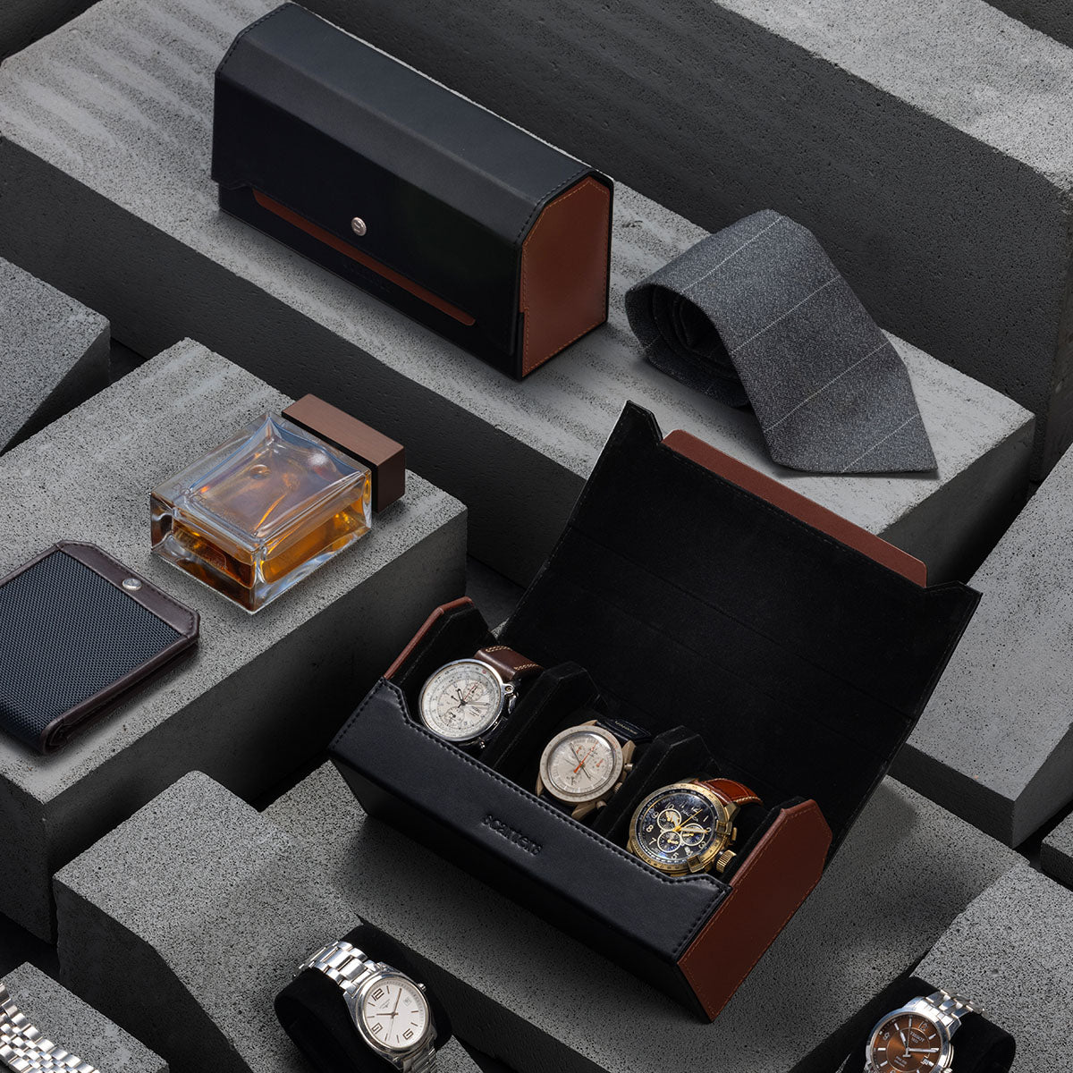 Timeless | Watch Case | Midnight Black