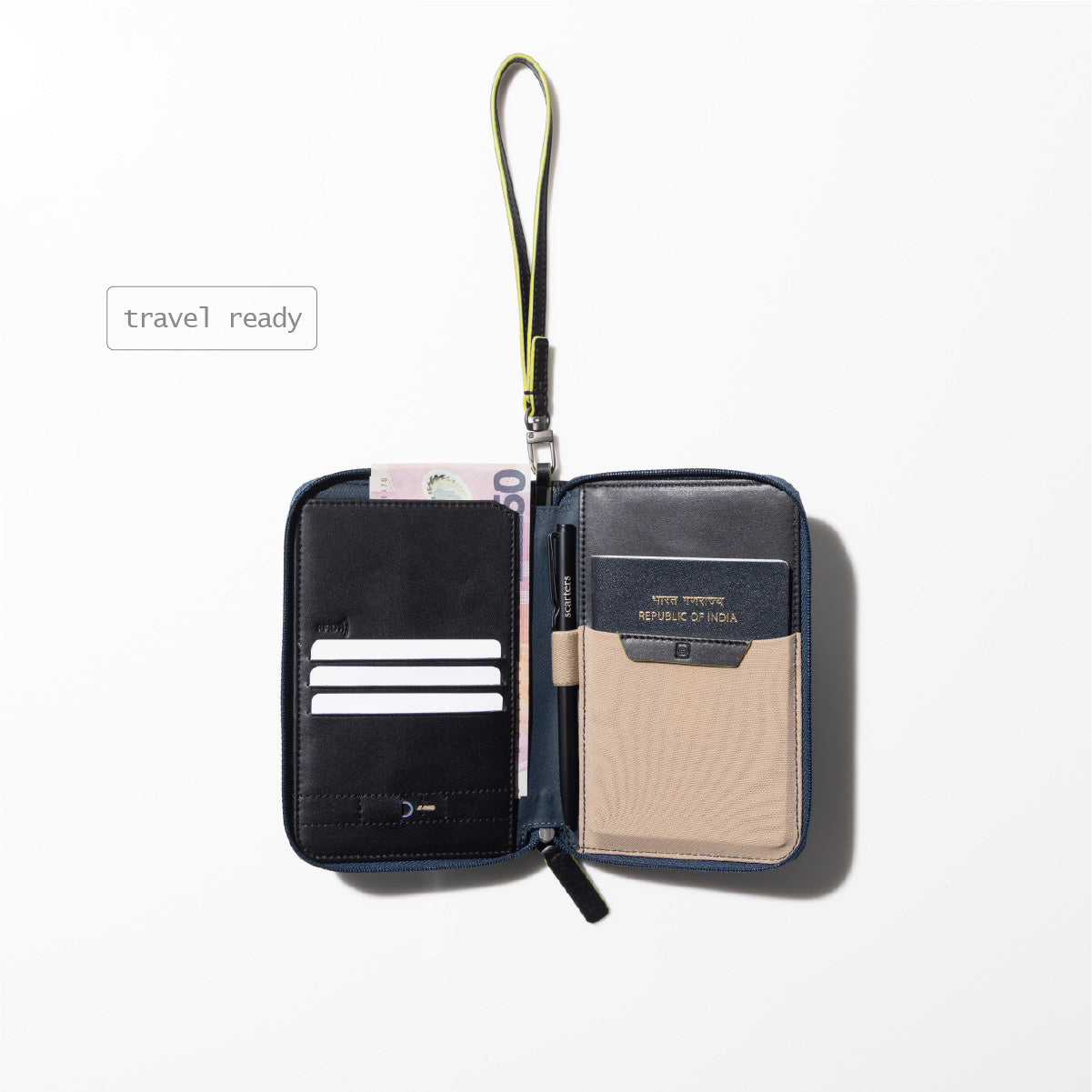 OnBoard Passport Zip Wallet | Citrus Blue