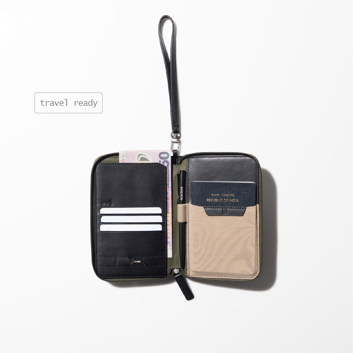 OnBoard Passport Zip Wallet | Forest Sage
