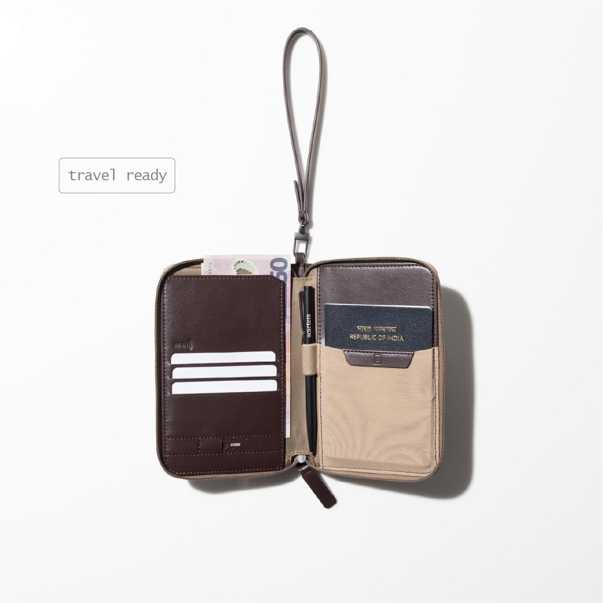 OnBoard Passport Zip Wallet | Desert Sand