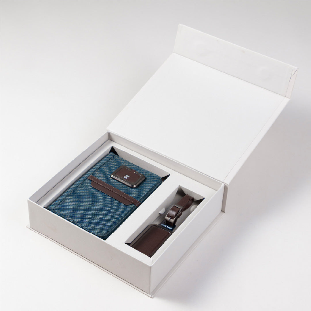 Traveller's Trope | Set of 2 | Deep Blue