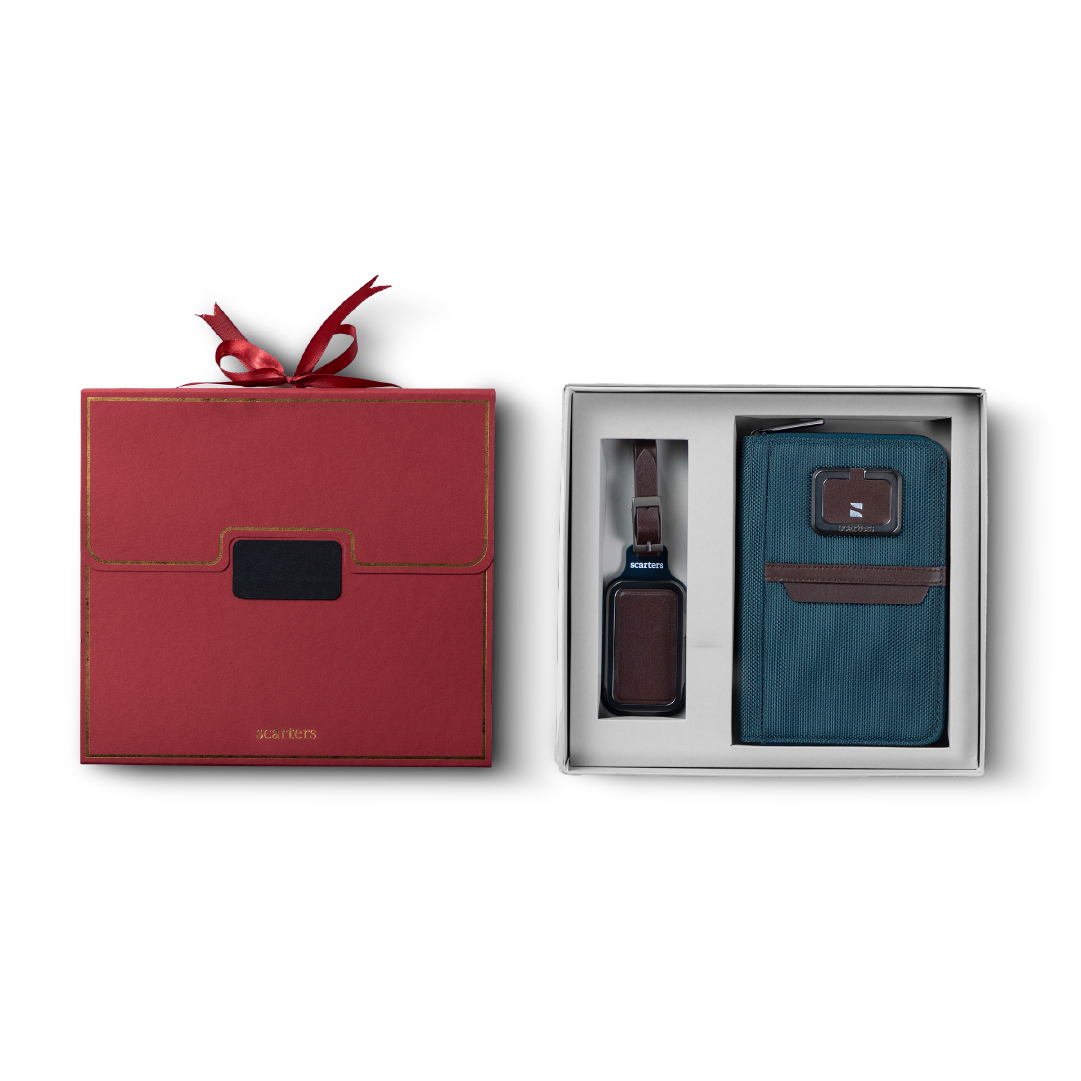 Traveller's Trope | Set of 2 | Deep Blue